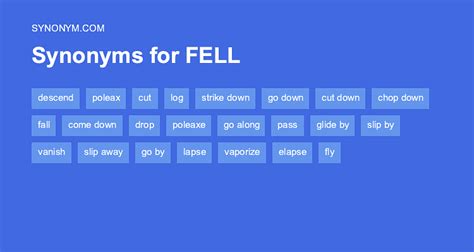 fell synonym|fall synonyms list.